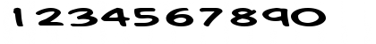 Download FooteDragging911 Bold Font Numeric Preview