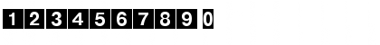 Download FormatPiOneSSK Regular Font Numeric Preview