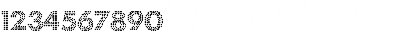 Download Fortuna Dot Regular Font Numeric Preview