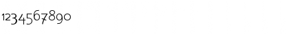 Download FoxLight Regular Font Numeric Preview