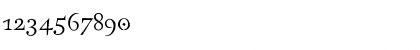 Download FrancesUncialPlain Regular Font Numeric Preview