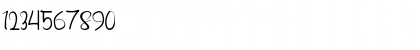 Download Lettering Script Regular Font Numeric Preview