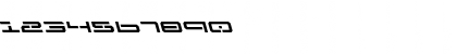 Download Free Agent Leftalic Leftalic Font Numeric Preview