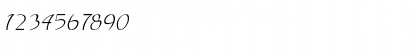 Download FreeHandCyr Italic Font Numeric Preview
