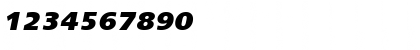 Download FreeSetExtraCTT Italic Font Numeric Preview
