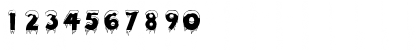 Download FREEZE Regular Font Numeric Preview