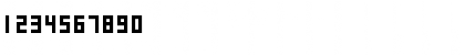 Download Fruity microfont Regular Font Numeric Preview