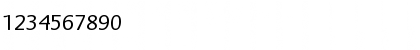 Download ft55 Regular Font Numeric Preview
