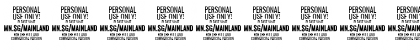 Download Mainland PERSONAL Medium Italic Font