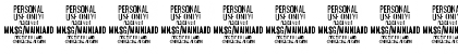 Download Mainland PERSONAL Thin Font