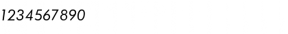 Download Futura_Book-Normal-Italic Regular Font Numeric Preview