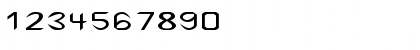 Download FZ BASIC 47 EX Normal Font Numeric Preview
