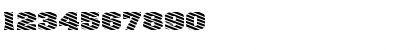 Download FZ BASIC 52 STRIPED EX Normal Font Numeric Preview