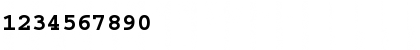Download FZ BASIC 54 Bold Font Numeric Preview