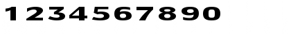 Download FZ BASIC 55 EX Normal Font Numeric Preview