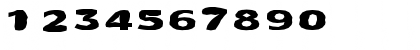 Download FZ BASIC 55 MANGLED EX Normal Font Numeric Preview