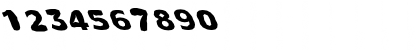 Download FZ BASIC 55 MANGLED LEFTY Normal Font Numeric Preview
