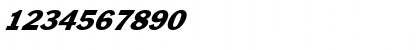 Download FZ BASIC 56 ITALIC Normal Font Numeric Preview