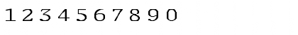 Download FZ DIGITAL 1 EX Normal Font Numeric Preview