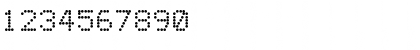 Download FZ DIGITAL 9 Normal Font Numeric Preview