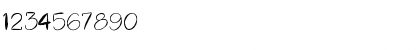 Download FZ HAND 1 MANGLED Normal Font Numeric Preview