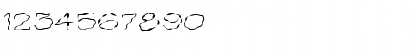 Download FZ HAND 1 WAVEY EX Normal Font Numeric Preview
