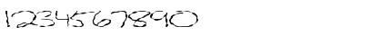 Download FZ HAND 12 WAVEY EX Normal Font Numeric Preview