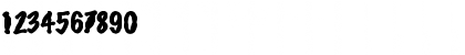 Download FZ HAND 14 MANGLED Normal Font Numeric Preview