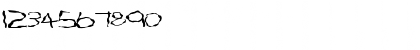 Download FZ HAND 22 WAVEY EX Normal Font Numeric Preview