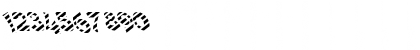 Download FZ JAZZY 11 STRIPED LEFTY Normal Font Numeric Preview