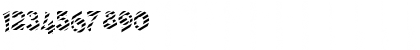 Download FZ JAZZY 11 STRIPED Normal Font Numeric Preview