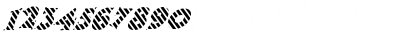 Download FZ JAZZY 13 STRIPED ITALIC Normal Font Numeric Preview