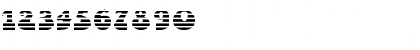 Download FZ JAZZY 16 STRIPED EX Normal Font Numeric Preview