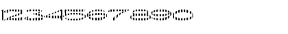 Download FZ JAZZY 30 STRIPED Normal Font Numeric Preview