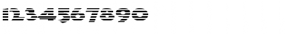 Download FZ JAZZY 32 STRIPED EX Normal Font Numeric Preview