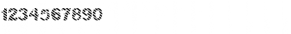 Download FZ JAZZY 36 STRIPED Normal Font Numeric Preview