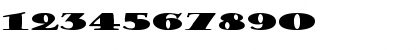Download FZ JAZZY 38 EX Normal Font Numeric Preview
