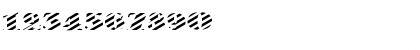 Download FZ JAZZY 38 STRIPED Normal Font Numeric Preview