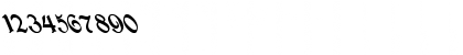 Download FZ SCRIPT 25 LEFTY Normal Font Numeric Preview