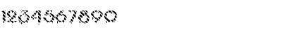 Download FZ UNIQUE 10 STRIPED Normal Font Numeric Preview