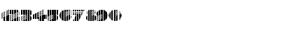 Download FZ UNIQUE 11 STRIPED Normal Font Numeric Preview