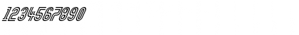 Download FZ UNIQUE 13 ITALIC Normal Font Numeric Preview