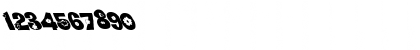 Download FZ UNIQUE 3 MANGLED LEFTY Normal Font Numeric Preview