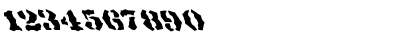 Download FZ WACKY 18 LEFTY Normal Font Numeric Preview