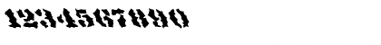 Download FZ WACKY 19 LEFTY Normal Font Numeric Preview