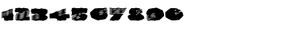 Download FZ WACKY 40 EX Normal Font Numeric Preview