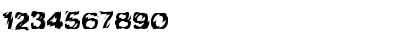 Download FZ WARPED 10 Normal Font Numeric Preview