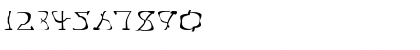 Download FZ WARPED 14 EX Normal Font Numeric Preview