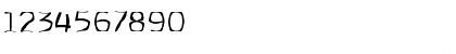 Download FZ WARPED 3 Normal Font Numeric Preview