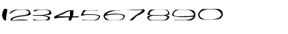 Download FZ WARPED 33 EX Normal Font Numeric Preview